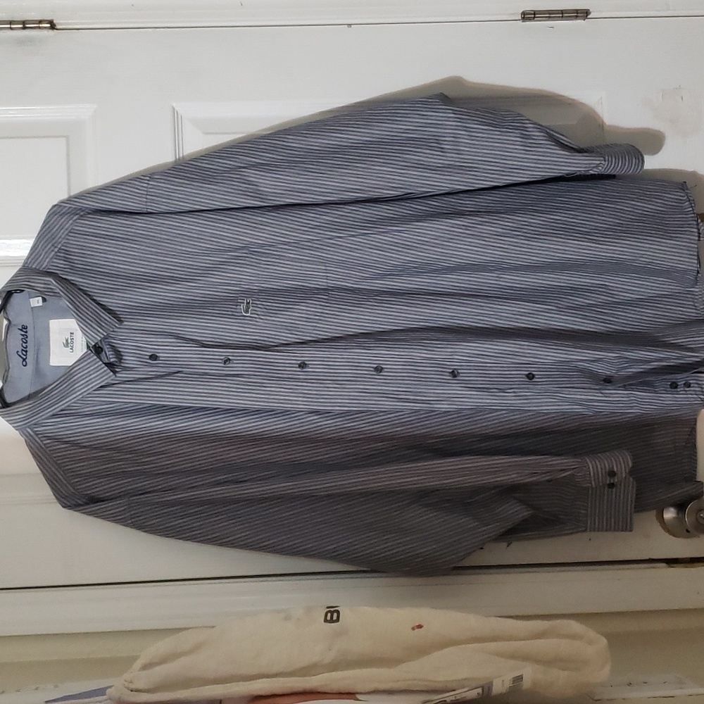 Lacoste 4xl long sleeve button down shirt